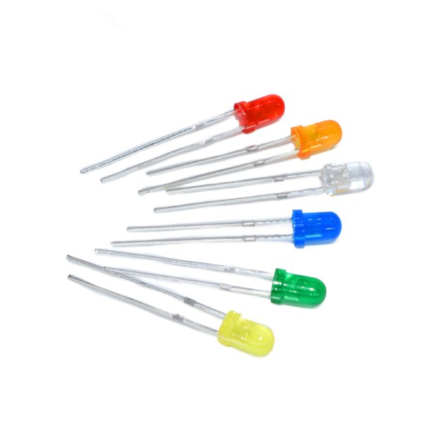 3V 3mm Diffused Mantar Led Renkler 1 Adet