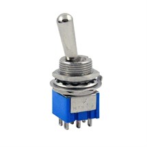 TOGGLE SWITCH ON-OFF 6P Ø12mm (MTS-202L)