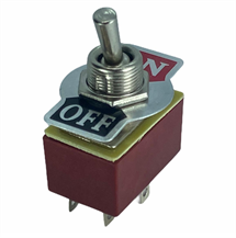 Toggle Switch 6P ON-OFF Ø12mm