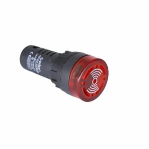 22SM 22mm Buzzer KIRMIZI LEDLİ 24V