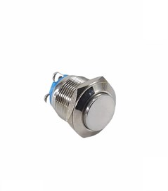16 MM IŞIKSIZ METAL YAYLI BUTON 2P IP65 ÇIKIK