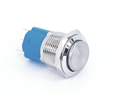16mm Metal Kalıcı Anahtarlı Buton ON-OFF 1NO