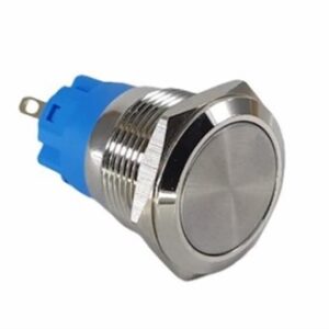 Ø19mm Metal Düz Kalıcı Anahtarlı Buton Ip67 3p