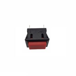 BUTON PLASTİK YAYLI 2P KIRMIZI DİKDÖRTGEN