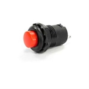 BUTON PLASTİK KALICILI 12MM 2P KIRMIZI