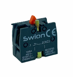 22mm Kontak Blok Nc Kırmızı
