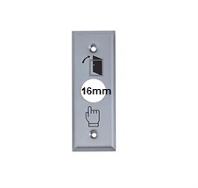 PASLANMAZ DİKDÖRTGEN BUTON ÇERÇEVESİ 16mm