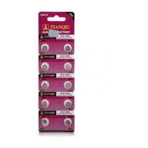 Tianqiu AG2 1.55V LR726/396 Alkalin Düğme Pil 10'lu