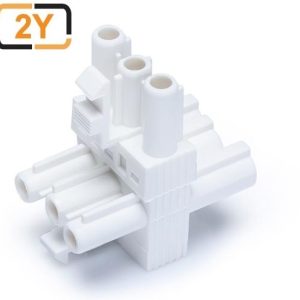 3 Lü Soket Klemens T Bağlantı Aparatı (Pirinç İletkenli)