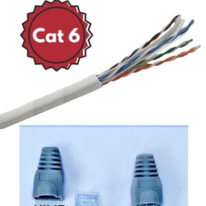Caa Cat6 Utp Network Data Kablosu Ucları Takılı1 M 2M