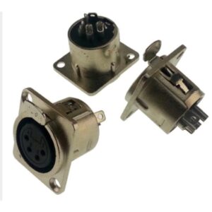 Ceysanticaret-4 Pin Canon Xlr Konnektör Şase Tipi Dişi
