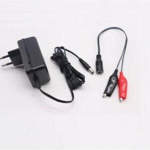 6 12 V 1A Akü Şarj Cihazı Adaptörü Krokodil Aparatlı Cdx