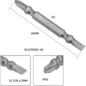 Cift Taraflı Bits Uc Sl + Ph Sl5Ph2-50
