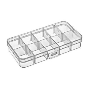 607 Hi̇-Paş Plastik Organizer Kutu 69 X 132 X 25 Mm 10 Bölme