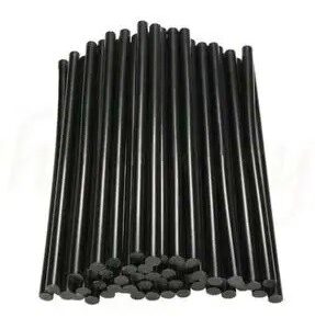 Siyah Sıcak Mum Silikon 1 Adet 7.2 MM İnce